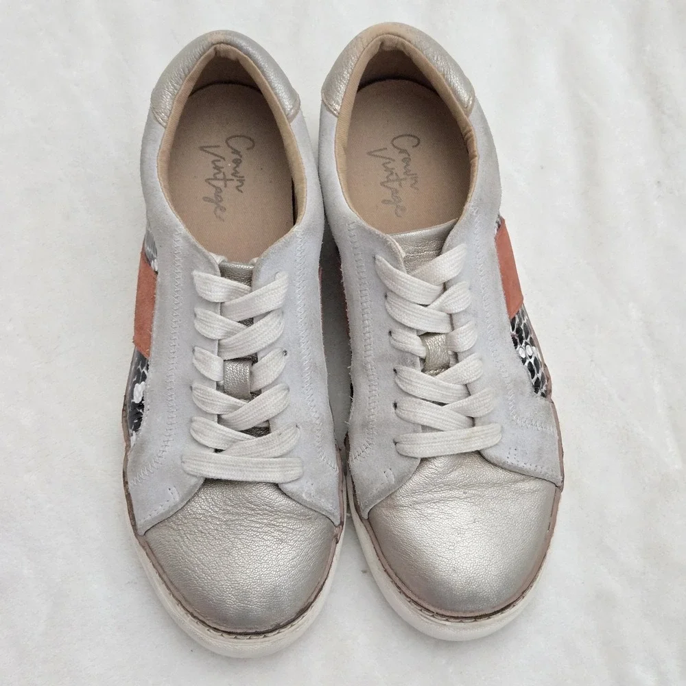 Crown Vintage Kalinda Sneakers Sz6.5 Athleisure Blockcore Streetwear Casual Shoe